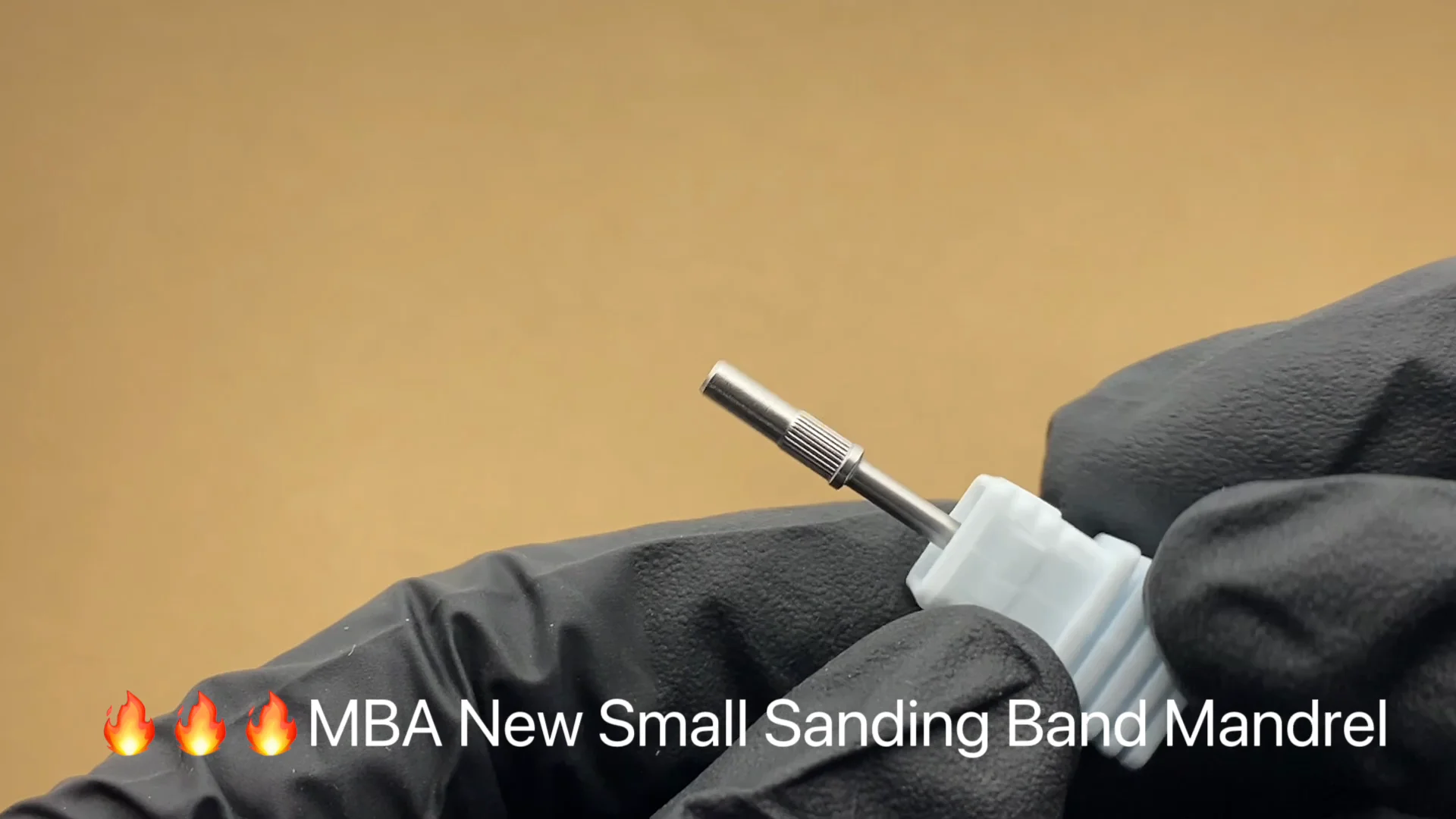 3.1mm Stainless Steel Mandrel Bit With Candy Color 3/32 Mini Sanding