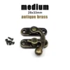medium antique brass