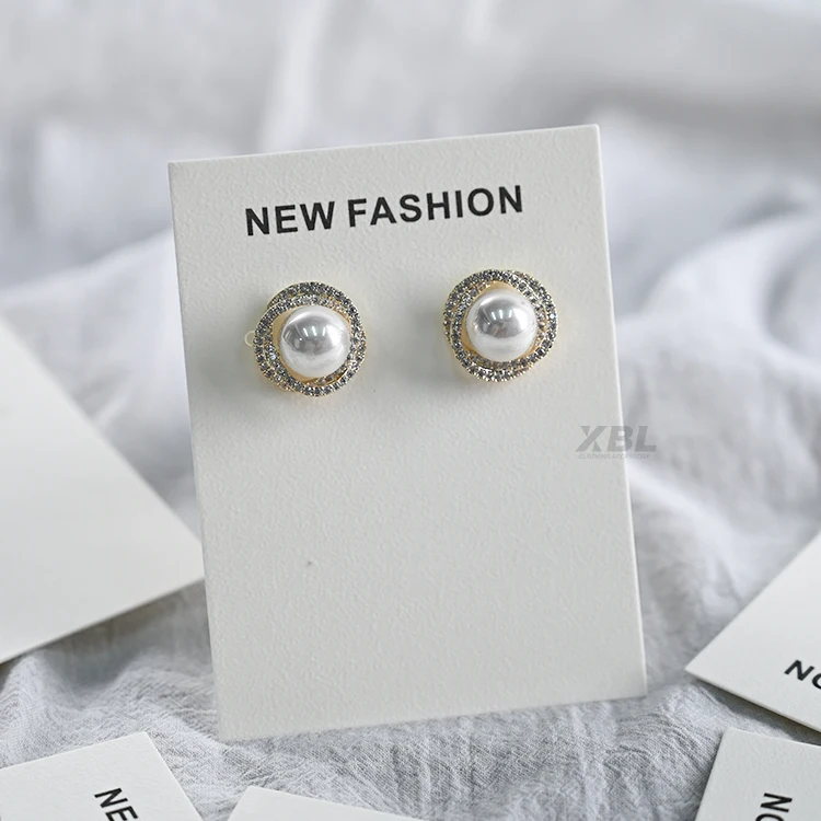 Designer Cardboard Earring Card,Custom Logo Jewelry Earring Packaing ...