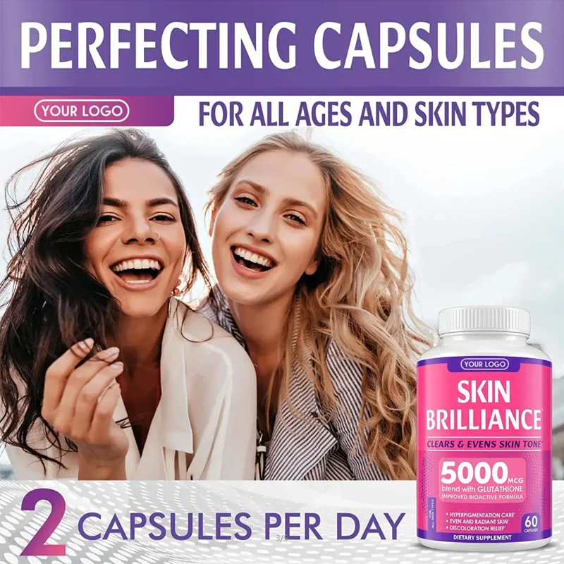 Glutathione 10000mg Vitamin C Collagen Capsule Skin Whitening Blast Booster Glutathione Capsules Skin Whitening Pills