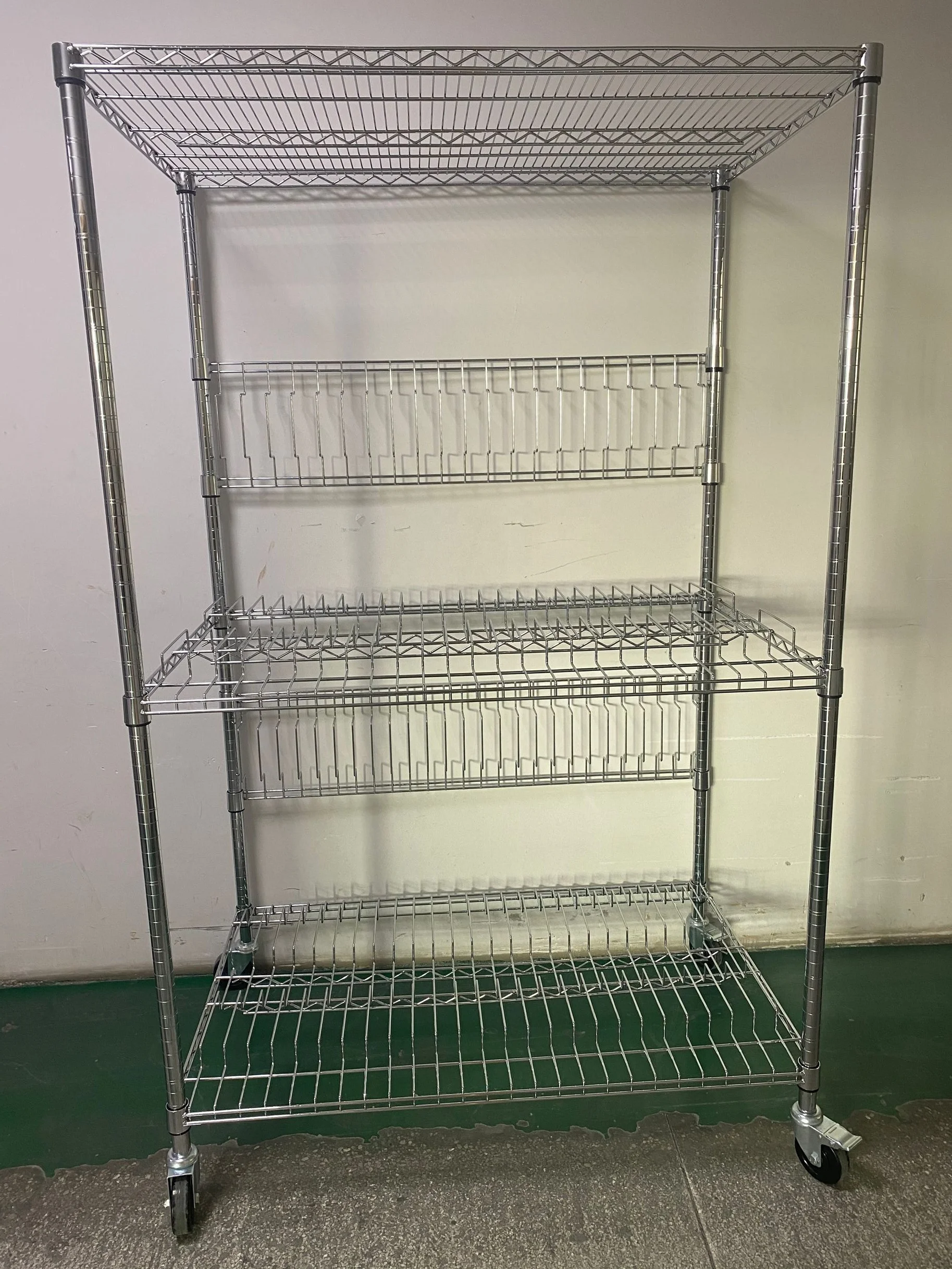 SMT Stencil Storage Rack Unit Stencil Rack Trolley