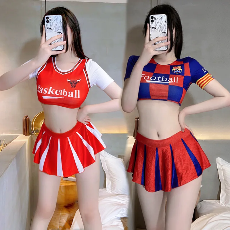 Hot Lady New Sexy Lingerie Female Halloween Cheerleader Costumes for Cosplay Party Football Team Messi Jersey Hot Lady New Sexy Lingerie Female Halloween Cheerleader Costumes for Cosplay Party Football Team Messi Jersey