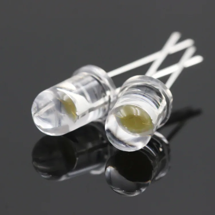 Jstronic Short Leg LED Diode 5mm 3000K 4000K 5000K 6000K White Color Water Clear Lens LED Light