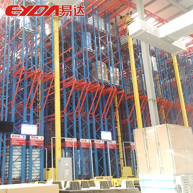 High Precision Fully Automated Warehouse Robot Unit Load Pallet Automation Asrs Storage Retrieval Picking System EYDA OEM