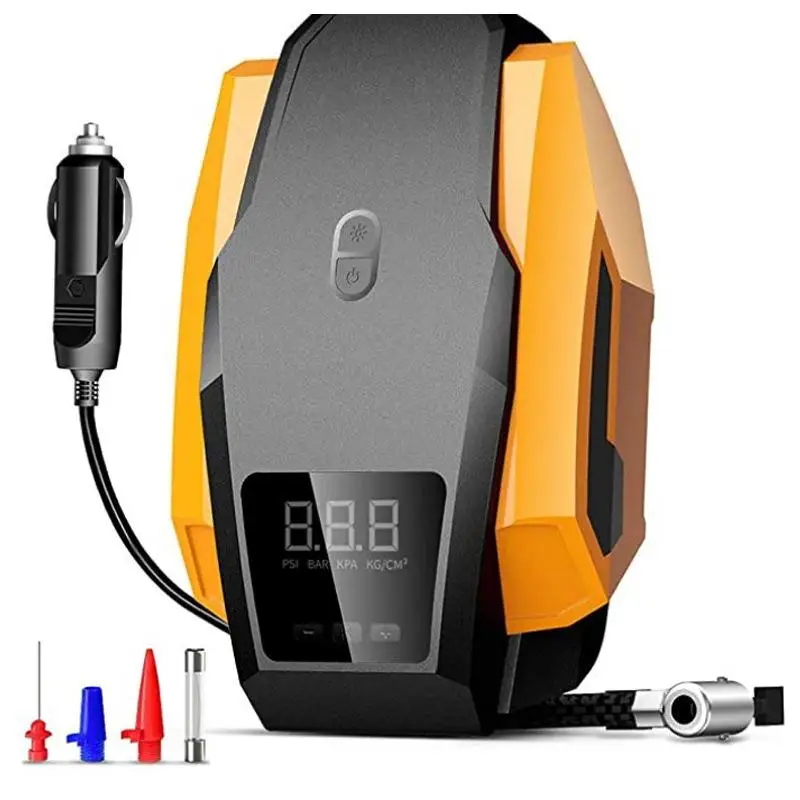 E-SMARTER Gonfleur Pneus Voiture, Gonflage Rapide Mini Compresseur À