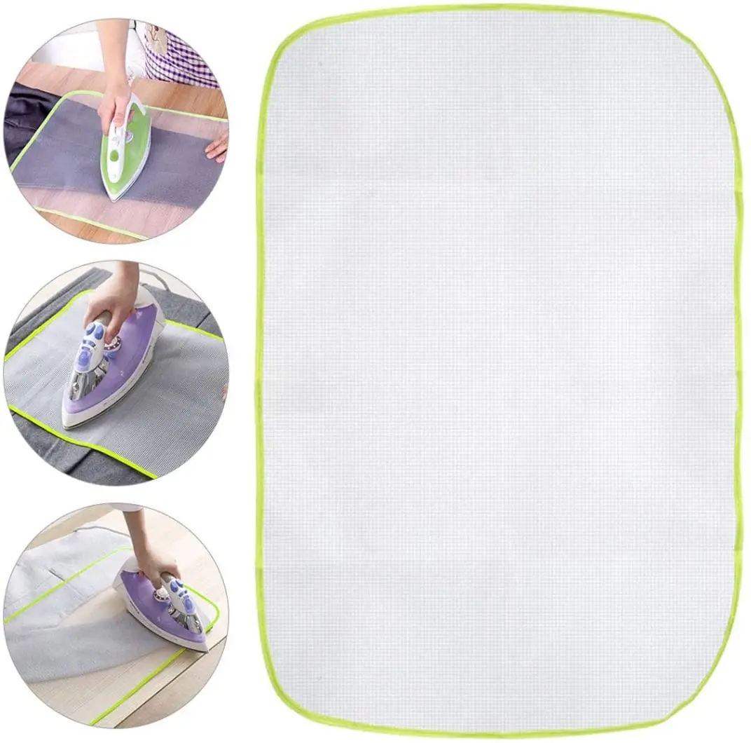 Pack of 2 Heat Protective Ironing Cloth Protective Ironing Scorch Saving Mesh Pressing
