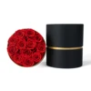 12 rose in scatola rotonda