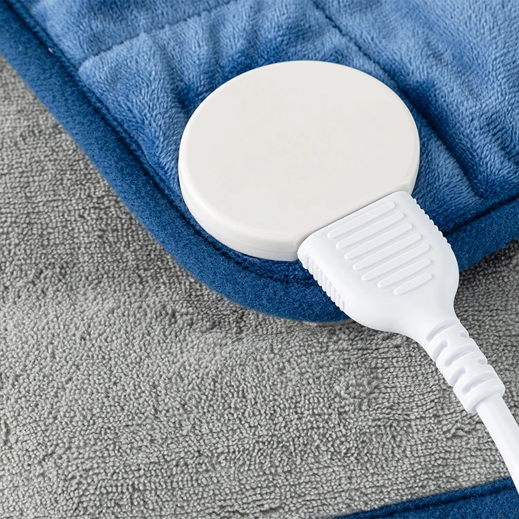 Portable Soft Flannel Electric Heating Pad with PTC Element for Back Pain Relief Period Cramps & Massage Washable