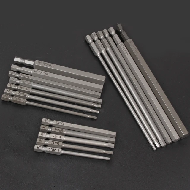 High Strength Magnetic Hex Drill Bit S2 Steel Electric Screwdriver Bits for Japan Market