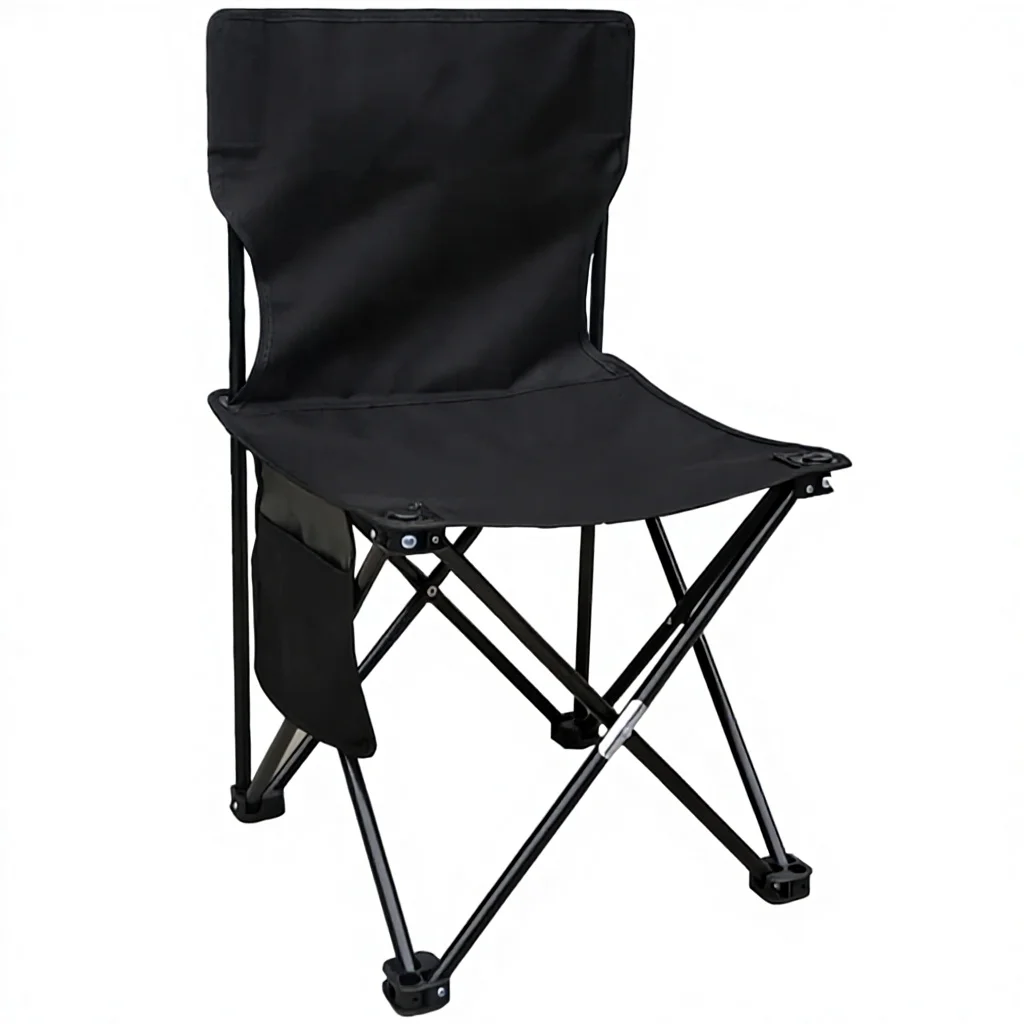 Portable Lightweight Padded Folding Camping Chair with Carry Bag Modern Design for Indoor/Outdoor Sauna Tent Use