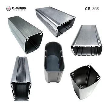 Industrial Aluminum Extrusion European Standard 50 Square/round Tube 6063 7075 Industrial Aluminum Pipes