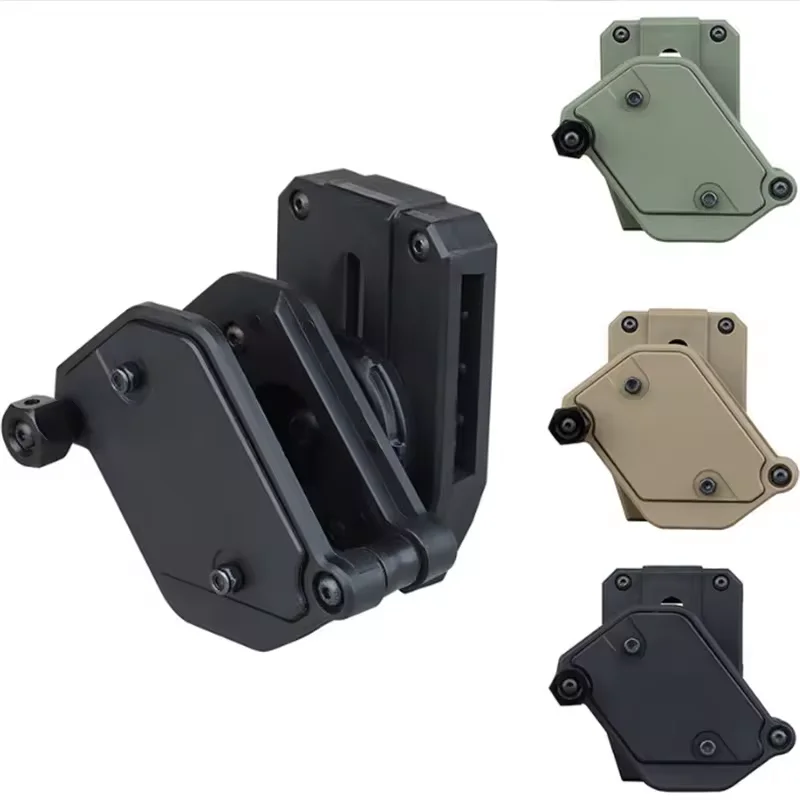 IDOGEAR Tactical Shooting Belt 1.5" With 4 Multi-Angle Pistol Mag Pouches - For IPSC/USPSA, Hunting