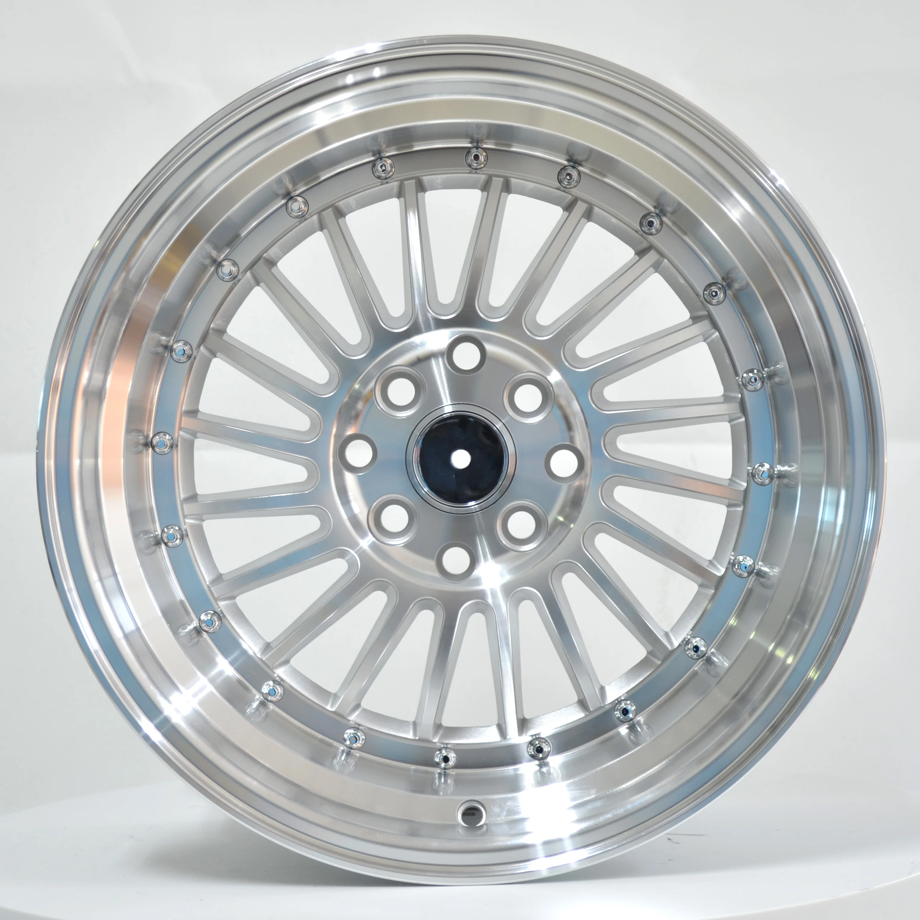 Deep Dish Machine Lip Aros 16x8 16x9 Mag Wheels Pcd 4x1143 Wheels 4x100 with Beadlock Rims Fit for Used Cars