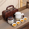 Taza Long Xin con Phnom Penh - Pabellón de Montaña - Caja de Regalo Roja