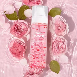 Deep Hydrating Rose Water Face Toner Hyaluronic Acid Moisturizing Plumping PH-Balancing Toner for Dehydrated & Dull Skin