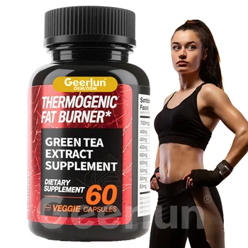 OEM Wholesale Green Tea Extract Herbal Supplement Fat Burning Appetite Suppressant Weight Loss Capsule for Slimming