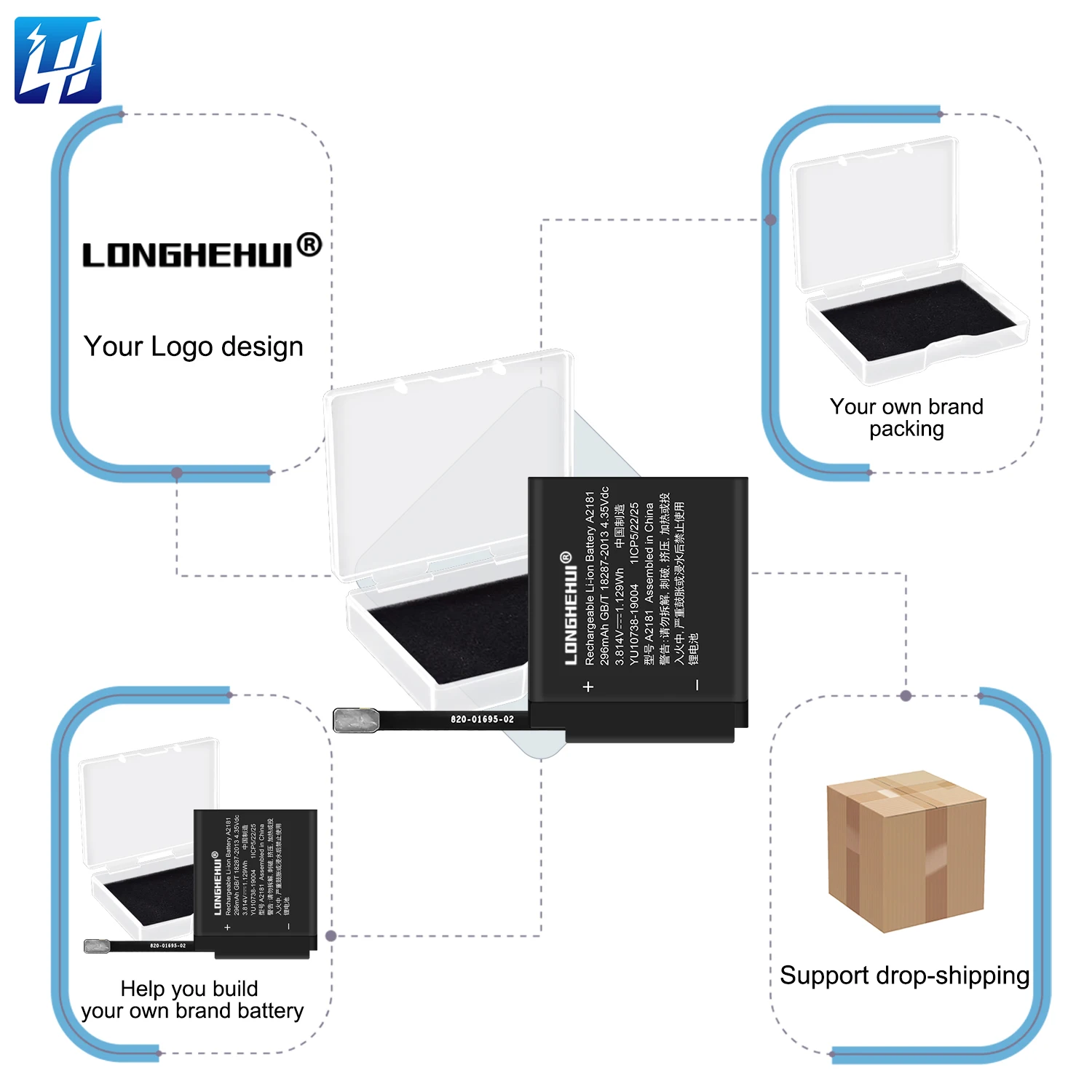 Replacement Smart Watch S1 42mm A1579 Battery High Quality