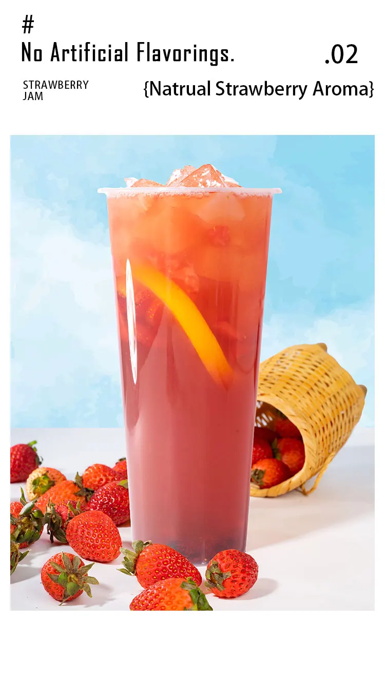 Wholesale 1kg Bubble Tea Ingredients Compnies Bulk Sweet Fruit Flavors