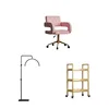 trolley+ led liting+ stool