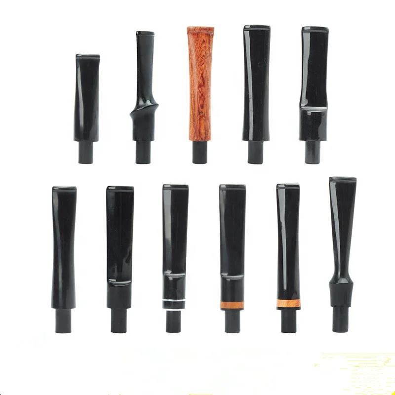 Reasonable Price Hot Sale Acrylic Tobacco Pipe Stem 9mm Straight Smoking Mouthpiece With