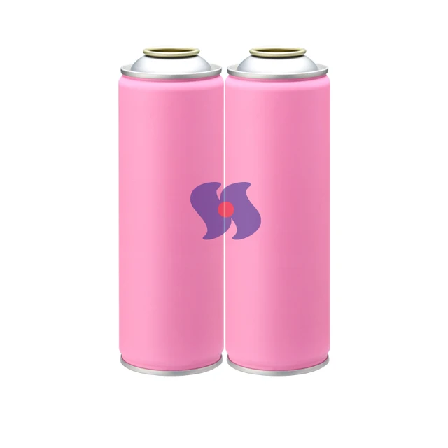 Standard Tin Can Sizes Diameter 57mm CMYK Printing Empty Aerosol Tin Cans with Golden Lacquer Cone and Dome for Spray Paint