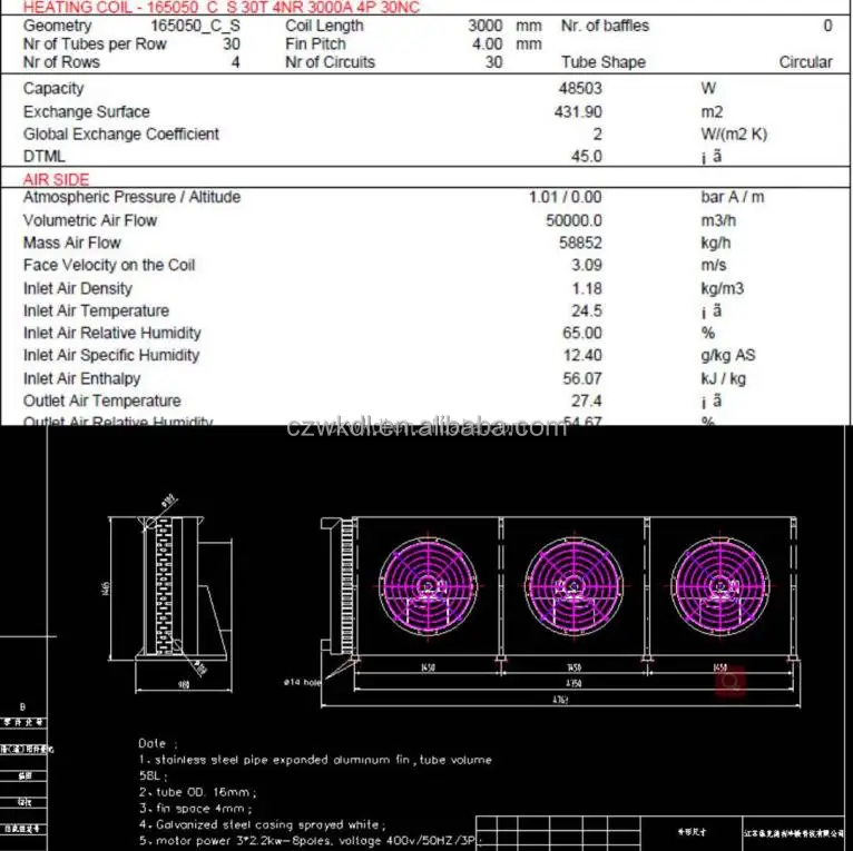 Custom Made Four Fan, 110V, 10-300kw - detail 22
