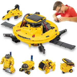 EPT Solar Robot Toys 6-in-1 Science Kits STEM Projects Educational Solar Power Space Toy