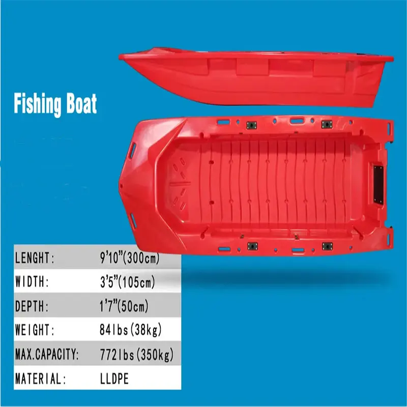 2023 Hot Sale High Quality Plastic Fishing Vessel Boat Dinghy Boat For