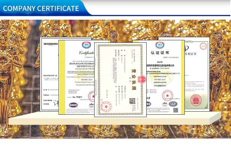 Stainless Steel Coalescing Filter Element with 99% Efficiency and 0.3u Porosity for Gas/Liquid Separation