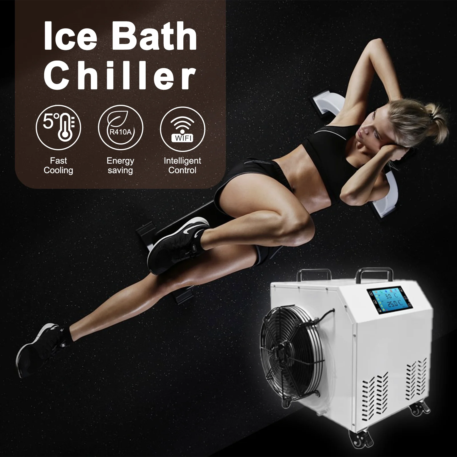 Cold Plunge Ice Bath With Chiller With Filter Water Chiller Ice Bath