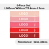Gradient-Red 5Pcs Set