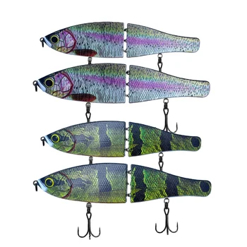 CHEERY 200mm 240mm Multi-segment Large Swimbait Quick Stop 360-degree U-turn Escaping Action Japanese-style Stainless Fish – Soft Lure – view 3