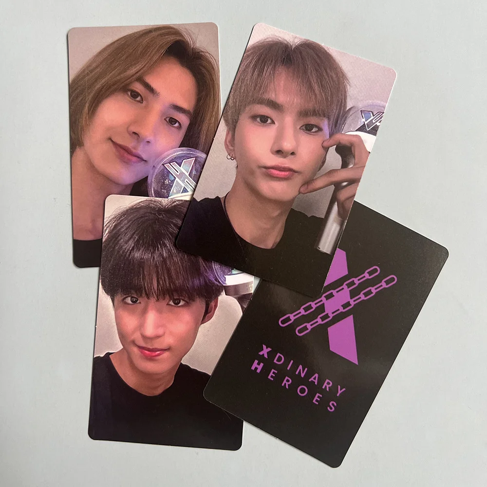 Kpop Xdinary Heroes 6PCS/SET Lightstick Small Cards HD Printing