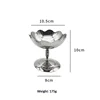 Lotus ice cream cup silver