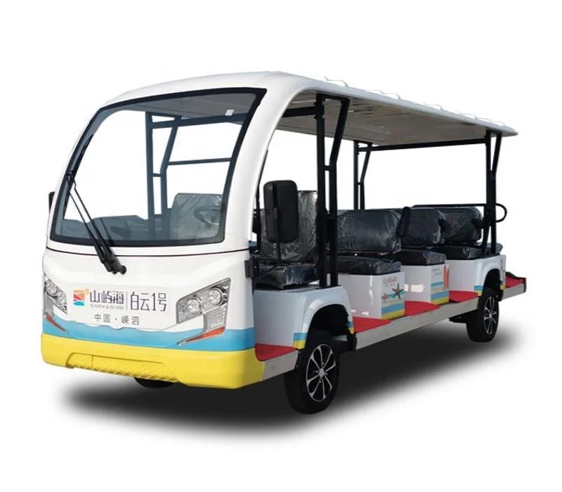 Qingdao Wholesales price city bus New Energy sightseeing car bus
