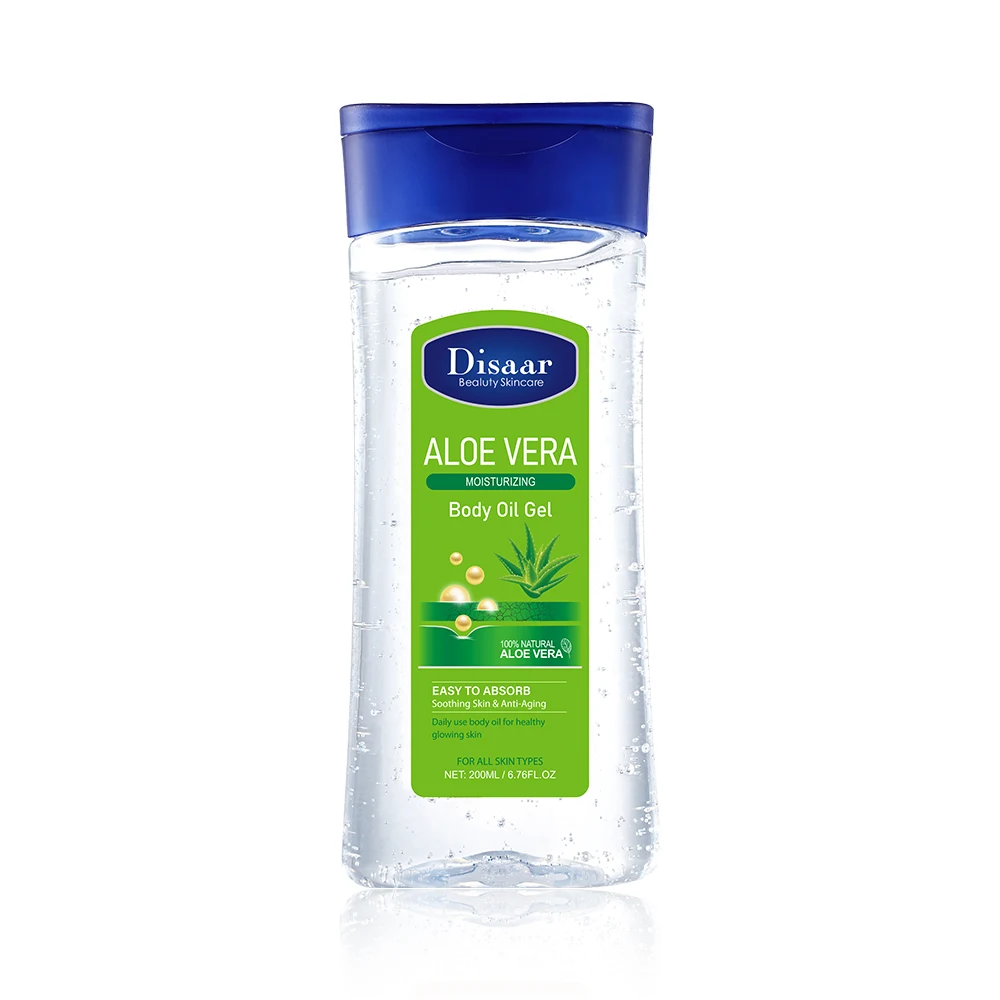 Organic Aloe Vera Body Oil Gel Natural Plant Extract Soothing Skin  Hydrating Moisturizing Aloevera Massage Body Oil Gel for Spa