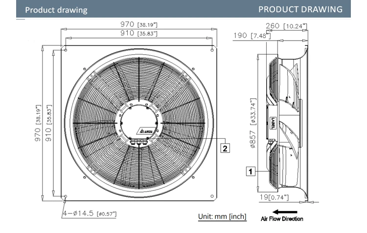 Cooling Tower, GTW080PUR22E, Axial - detail 4