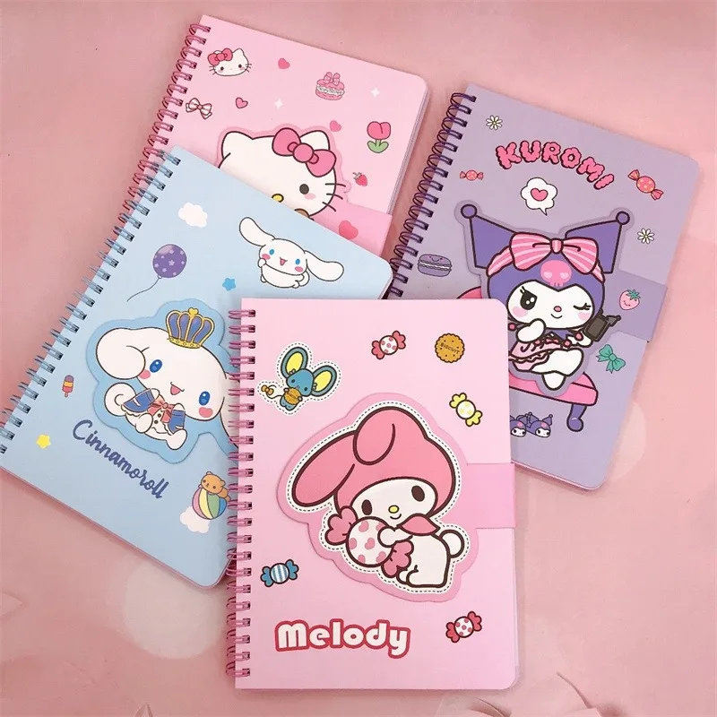 Sanrio Coloring Page Magnetic Buckle Coil Book High-value Cartoon ...