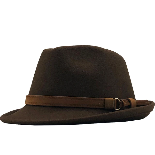 Classic Trilby Short Brim Fedora Hat 