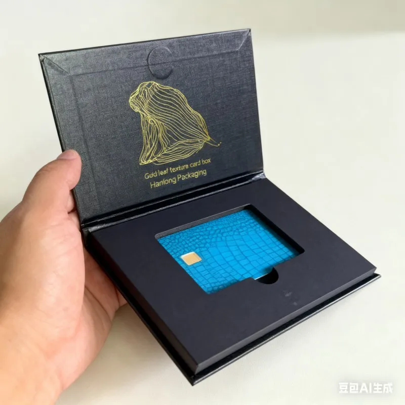product soy ink customize luxury paper magnetic vip cards gift packaging box cardboard black credit business card magnetic box with logo-4