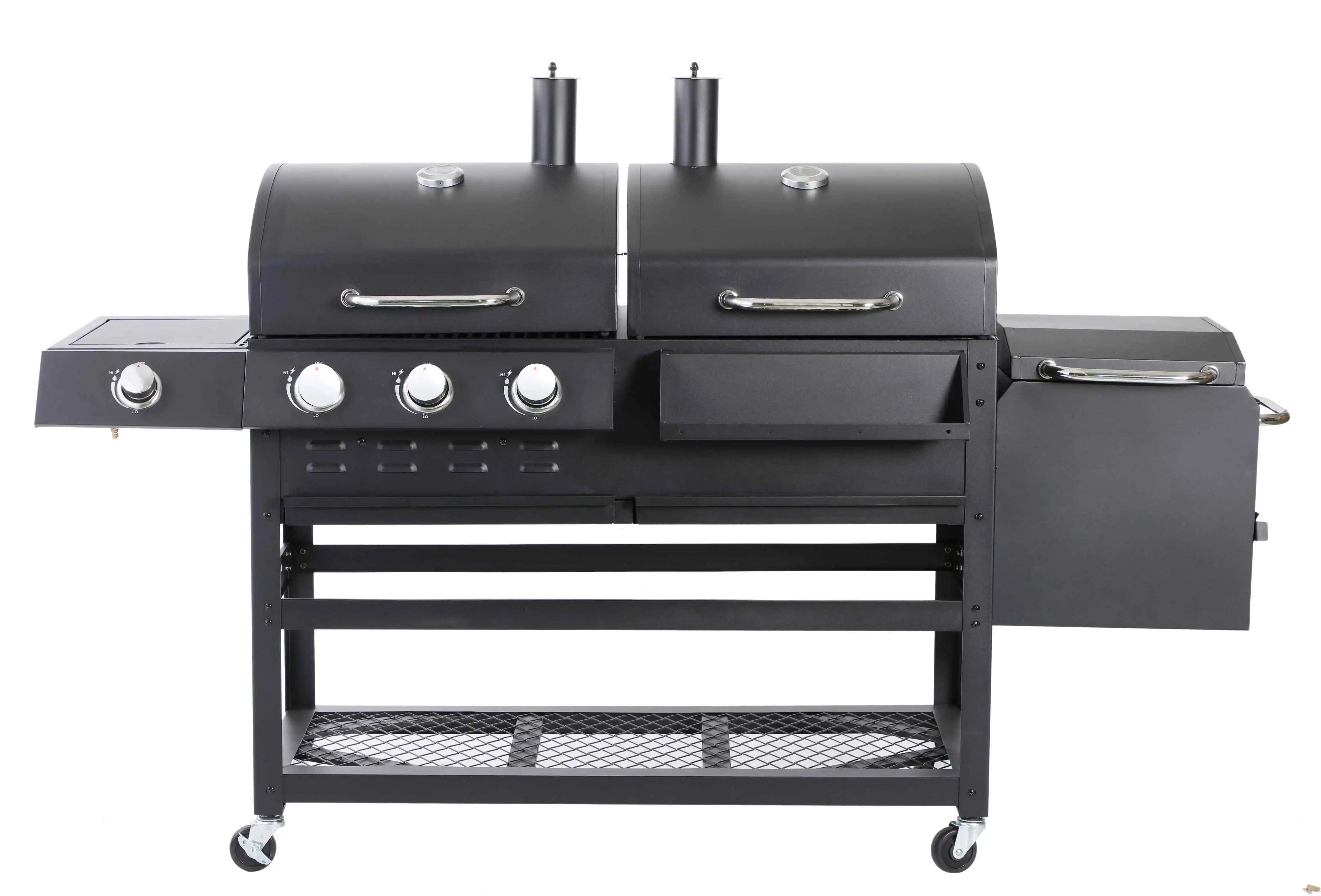 Gas Charcoal Combo Grill