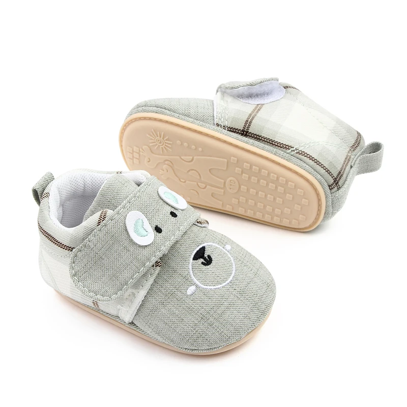 High Quality Soft TPR Baby Walking Shoes Soft Cotton Toddler Shoes factory