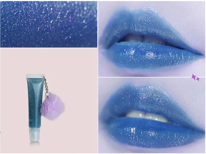 Оптовая торговля СТМ 10 мл 20 мл блеск для губ метка частного назначения сжатия трубка блеск для губ с буфами на рукавах мяч цепочка для ключей