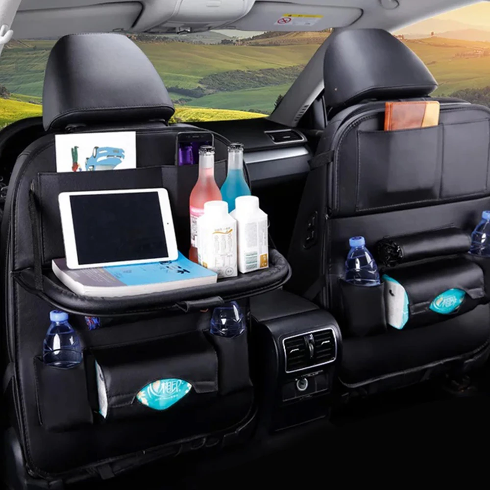 backseat car organizer with tray