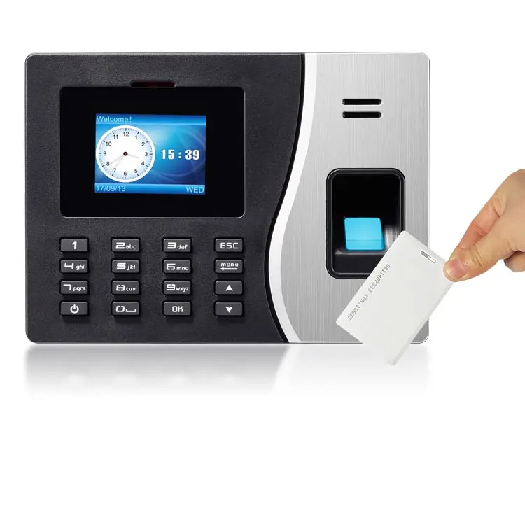 TIMY Backup Battery Finger Print Time Attendance Punch Clock Biometric Time Recording Machine