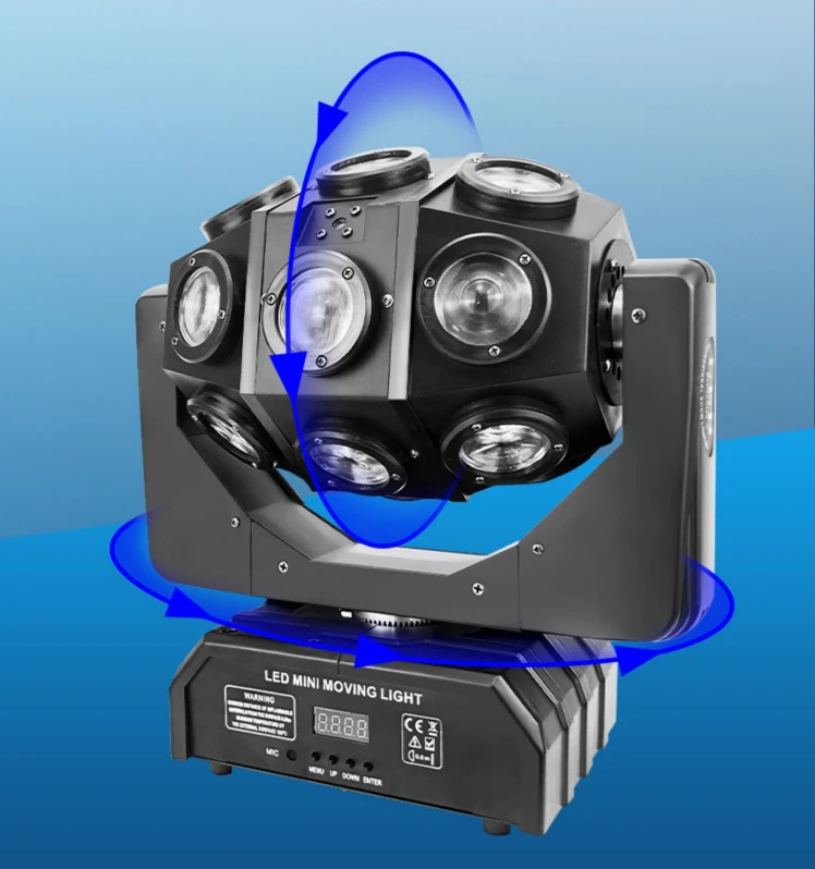 5.5インチ DJ,LIVE,ステージ用 Dj Lights Five Eyes Beam Moving Head Light - 5x80w RGBW