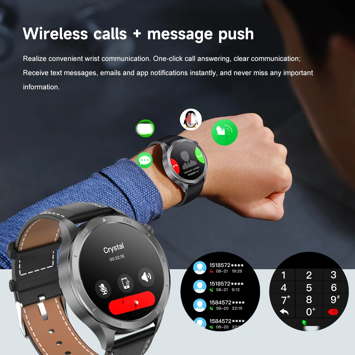X2 MAX Smart Watch for Men 300mah Battery Health Tracking