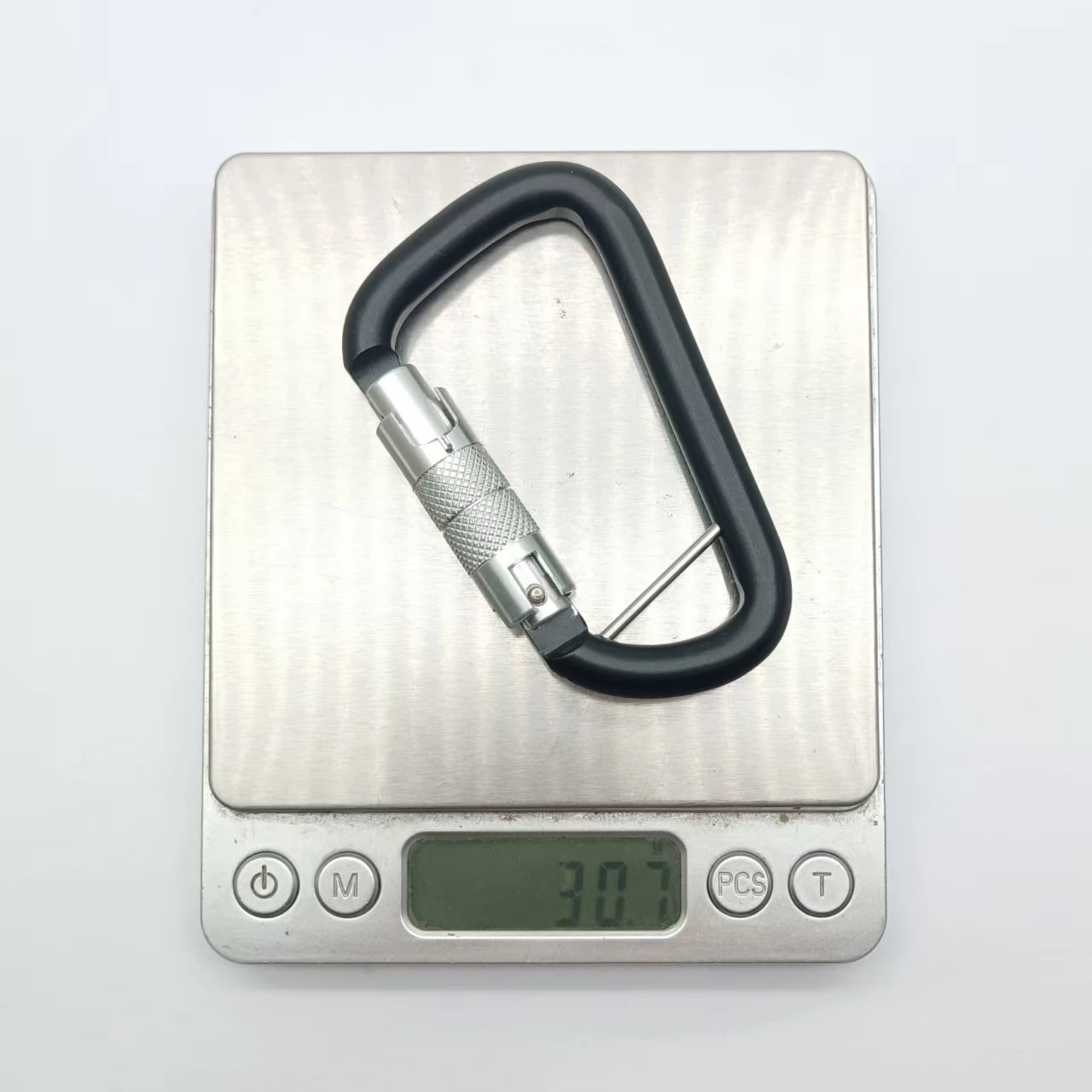 Safety D Shape Aluminum Clip Auto Locking Screw Hooks for Outdoor Camping,Hammock