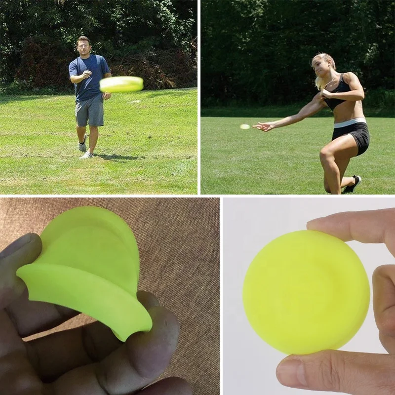 Mini frisbee golf en silicone de qualité supérieure, fabriqué en usine, idéal pour tous les âges._voghion.com