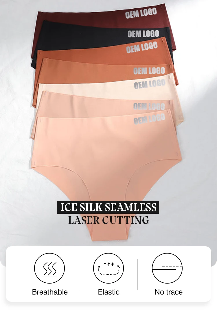 Adult Wholesale High Quality High Cut Bamboo Seamless Women Swim Brief